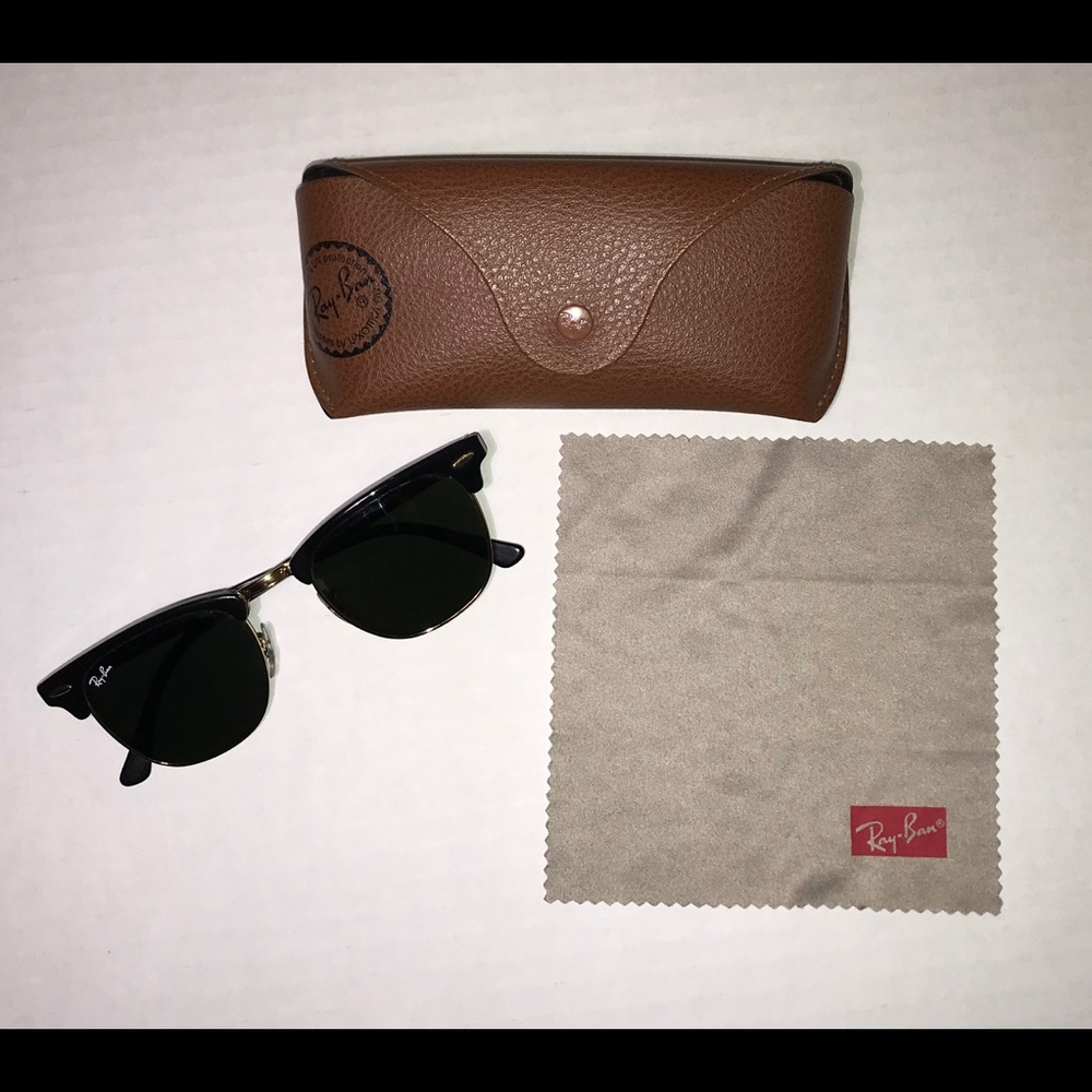 Ray-Ban Clubmasters with Case and Cloth